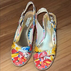 Franco Sarto Women's Vibrant Espadrille Slingbacks